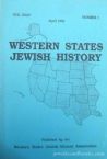 Western States Jewish History - Vol XXIV No 3 - April 1992